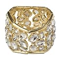Hollywood Inuition Frosted Bracelet - Rhinestone/Gold