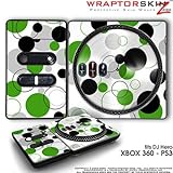 DJ Hero Skin Lots Of Dots Green on White fit XBOX 360 and PS3 (DJ HERO NOT INCLUDED)