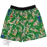 Santa Reindeer Christmas Boxer Shorts for Men