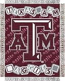 NCAA Texas A&M Aggies Jacquard Woven Baby Throw