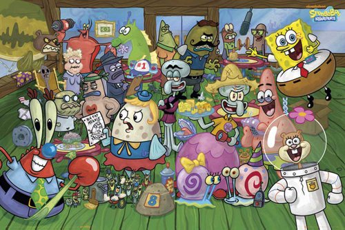 Empire 535078 Spongebob Schwammkopf - Characters - TV-Serie Maxi-Poster Druck - Gr&ouml;sse 61  Preisvergleich