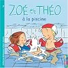 Zo� et Th�o � la piscine