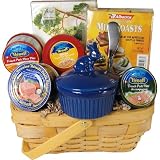 Luxury Assorted Pate and Crock, napkins and more French Gourmet Gift Basket