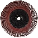 Scotch-Brite(TM) Radial Bristle Brush, Aluminum Oxide, 6000 RPM, 6 Diameter x 7/16 Width, 200 (Pack of 1)