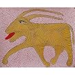India Art Gond Paintings Asian Decor 22 x 28 inches