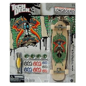 Tech Deck Exclusive Longboard 120mm Bds Gas Mask Skateboard Larger Than 96mm