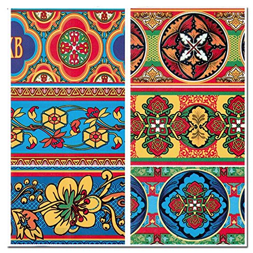 Set of 6 Spectrum Easter Egg Wraps