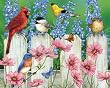 Picket Fence Pals 1000 pc Jigsaw Puzzle by White Mountain