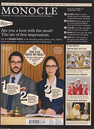 Monocle Magazine February 2016