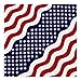 Waving US Flag Bandana - Single Piece