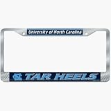 North Carolina Tar Heels Chrome Auto Frame **