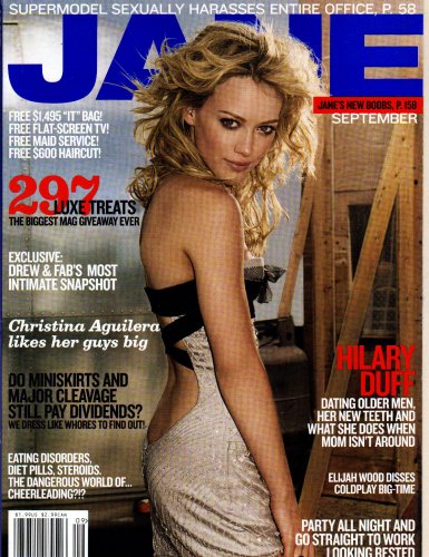 Hilary Duff Cover Jane Magazine September 2005