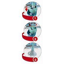 Leifheit 55400 Twister Strip Mop with Handled Bucket