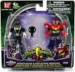 Power Rangers Mighty Morphin 4 Inch Action Figure 2Pack Ranger Black & High Octane Megazord