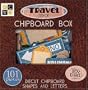 Diecuts With A View Chipboard Embellishments Boxed Travel Shapes and Letters, Textures 101Pieces