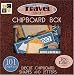 Diecuts With A View Chipboard Embellishments Boxed Travel Shapes and Letters, Textures 101Pieces