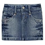 Girls' Xhilaration Bling Denim Skirt