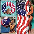 USA Flag Print 6-pc. Pool Set