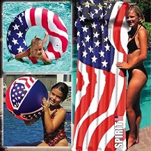 USA Flag Print 6-pc. Pool Set
