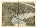 Historic Jacksonville, Florida, c. 1893, Bird's Eye View Map, Unframed, S-MU Image