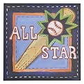 Oopsy Daisy too Sports Baseball Wall Art