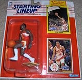 Starting Lineup Sports Super Star Collectible Figure with Rookie Card - Atlanta Hawks Spud Webb1990 Edition -IMAGE