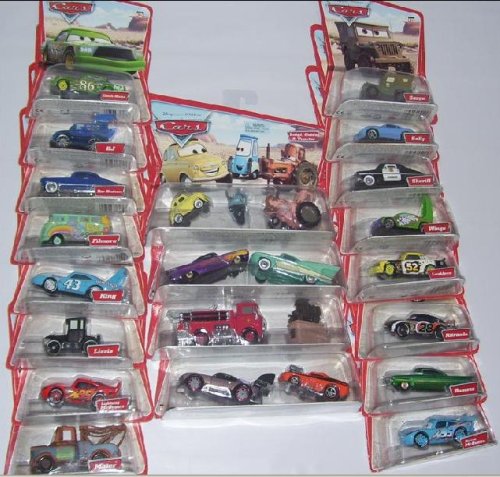Set of 25 Original Disney Pixar Cars from 2006 Movie Cars