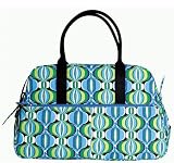 Desert Retro Sherpa Carry All Diaper Bag-Ocean Blue
