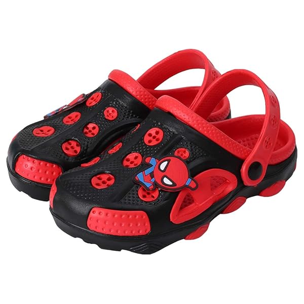 Toddlers Spider Man Sandals Clogs Lightweight Kids Garden Shoes