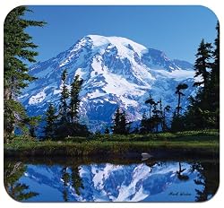 HandStands Mountain Reflection Deluxe Mouse Mat