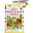 The Usborne First Thousand Words in Spanish: With Easy Pronunciation Guide (First Picture Book)