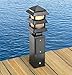 Arlington Industries GPD9BR Gard-N-Post Outdoor Deck-Mount Light Post for Outlets/Lamps, 9-Inch, Bronze