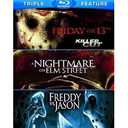 Friday the 13th / Nightmare on Elm St / Freddy Vs (Triple-Feature) [Blu-ray]