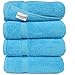 SALBAKOS - Premium 4 Piece Bath Towel Set, Made with 100% Turkish Cotton, Quick Drying, Highly Absorbent & Comfy Towels for Spa & Hotel | 27