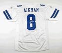 Troy Aikman Hand Signed White Jersey