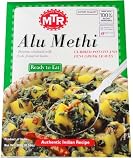 ＭＴＲ アル・メティ （Ａｌｕ Ｍｅｔｈｉ） インド風 ジャガイモとフェネグリーク（ハーブ）のカレー レトルト ３００ｇ MTR Alu Methi Curried Potato and Fenugreek Leaves 10.56oz Alu