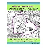 coloring away pain volume 3 of the color me inspirational adult coloring book series by jodie cooper