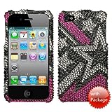 MyBat Apple iPhone 4 (AT&T) / iPhone 4 (Verizon) Premium Diamante Protector ....