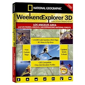 National Geographic TOPO! Weekend Explorer 3D (Los Angeles, Los Padres, San Bernardino National Forest)