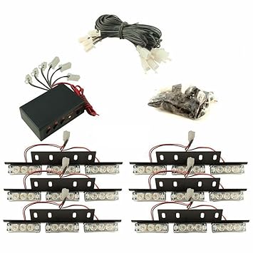 Dopobo 54 LED Einsatzfahrzeug Blitzleuchten Lichtbalken Stroboskoplicht