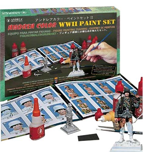 Cover image : アンドレアミニチュアズ PS-02 Andrea color paint set II (WWII)