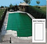 18' X 40' RECT. MESH SAFETY COVER - BLUE - 12 YR WARRANTY (2' OVERLAP)