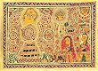 Fine Art Paper Madhubani Folk Paintings 22 x 30 inches
