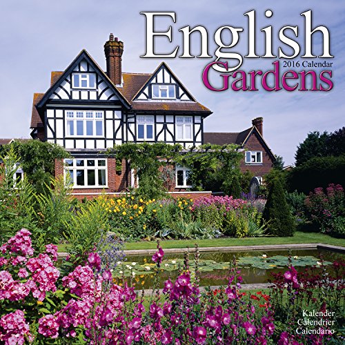 English Gardens Calendar - 2016 Wall calendars - Garden Calendars - Flower Calendar - Monthly Wall Calendar by Avonside