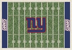 New York Giants 5' 4" x 7' 8" NFL Home Field Area Rug