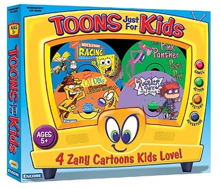 Toons Just For Kids: Nicktoons Racing / The Pink Panther Passport Peril / Cat-Dog Quest for the Golden Hydrant / Rugrats in Paris the Movie