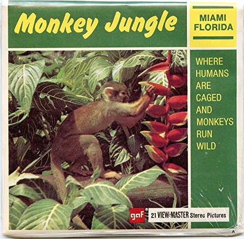 Classic ViewMaster - Monkey Jungle, Miami, Florida - ViewMaster Reels 3D - unsold store stock - Never opened