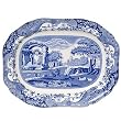 Spode Blue Italian 14 Inch Oval Platter