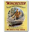 Nostalgic Winchester Tin Sign : Factory Loaded