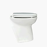 JABSCO DELUXE FLUSH RAW WATER ELECTRIC TOILET W/ ANGLED BACK